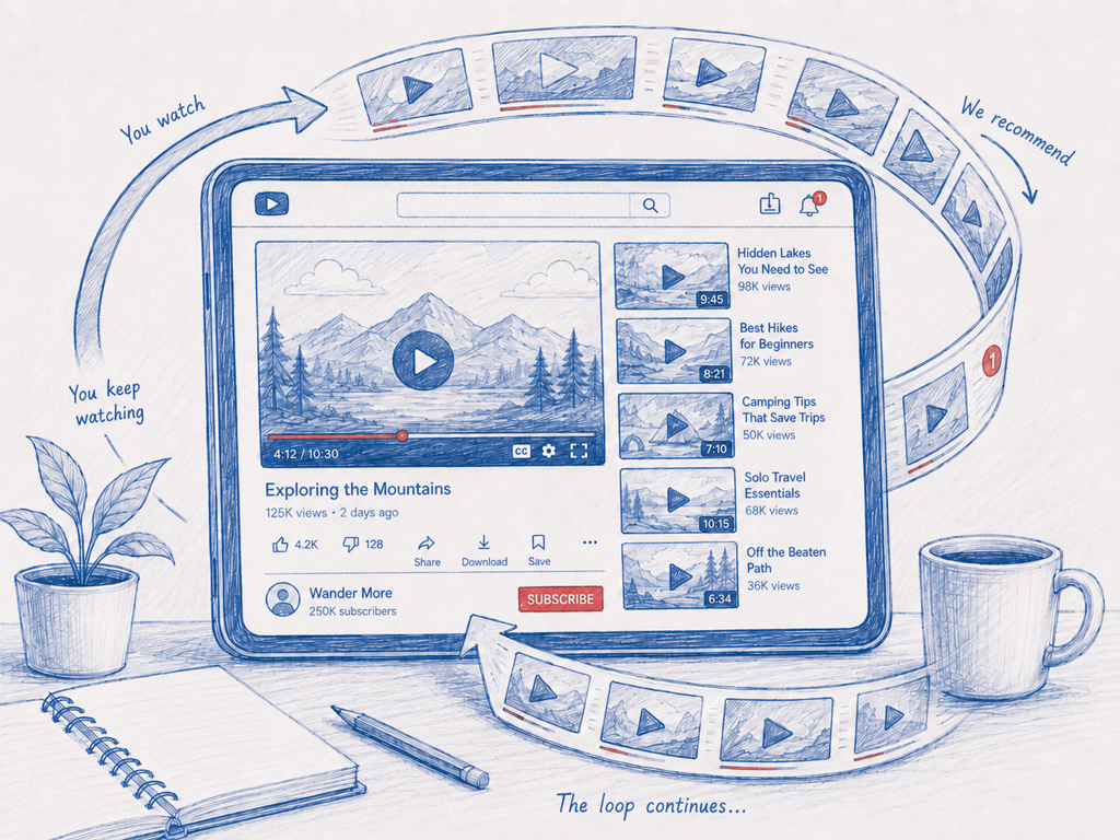 UX deceptive pattern recommendations loop